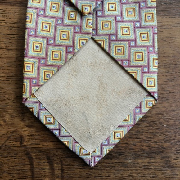 Drakes for Paul Stuart Hand Made Silk Tie - Picture 5 of 7